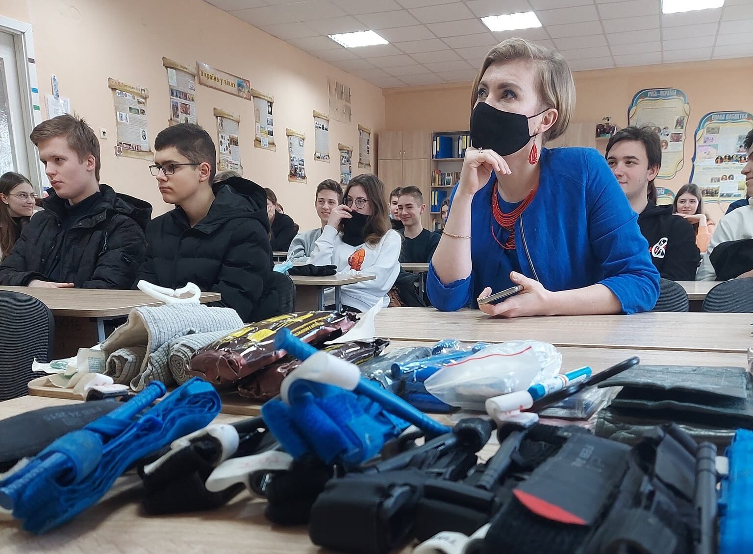 Нацгвардійці у Вінниці провели для молоді заняття із домедичної підготовки